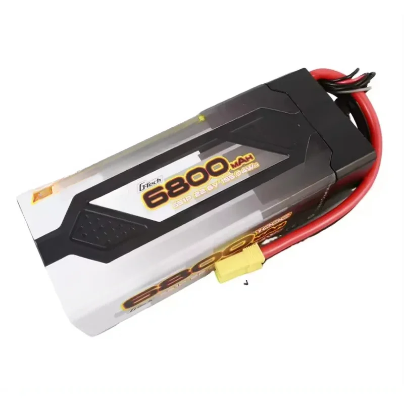 Gens 6800mAh 22.8 v 100C 6s1p hardcase LiPo battery pack with customize plug for FPV racing drones
Gens 6800mAh 22.8 v 100C 6s1p hardcase LiPo battery pack with customize plug for FPV racing drones