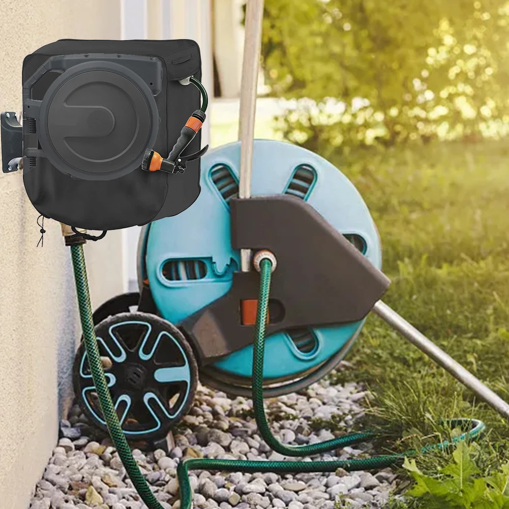 1PCS Hose Reel Cover 60x45x60cm 420D Silver Coated Oxford Cloth Urethane Coating Hose Reel Cover For Garden Durable Part 250g
1PCS Hose Reel Cover 60x45x60cm 420D Silver Coated Oxford Cloth Urethane Coating Hose Reel Cover For Garden Durable Part 250g