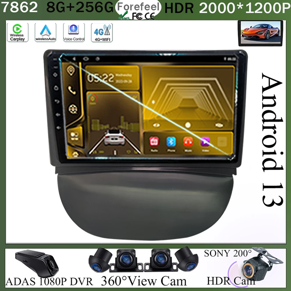 7862 DVD Android 13 For Renault Combo 2009 2010 2011 2012 Auto Stereo Video Radio Carplay Touch QLED Screen GPS No 2Din WIFI DSP
7862 DVD Android 13 For Renault Combo 2009 2010 2011 2012 Auto Stereo Video Radio Carplay Touch QLED Screen GPS No 2Din WIFI DSP