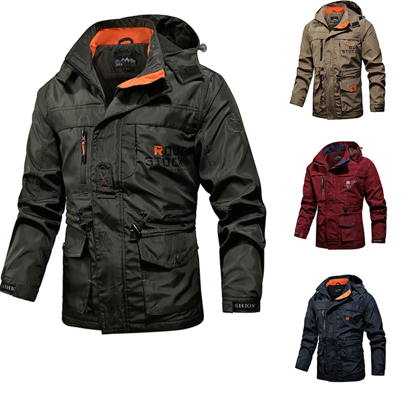 Winter Man Jacket Fashion Hooded Tactical Windproof Waterproof Jacket Male Solid Windbreaker Coat
Winter Man Jacket Fashion Hooded Tactical Windproof Waterproof Jacket Male Solid Windbreaker Coat
