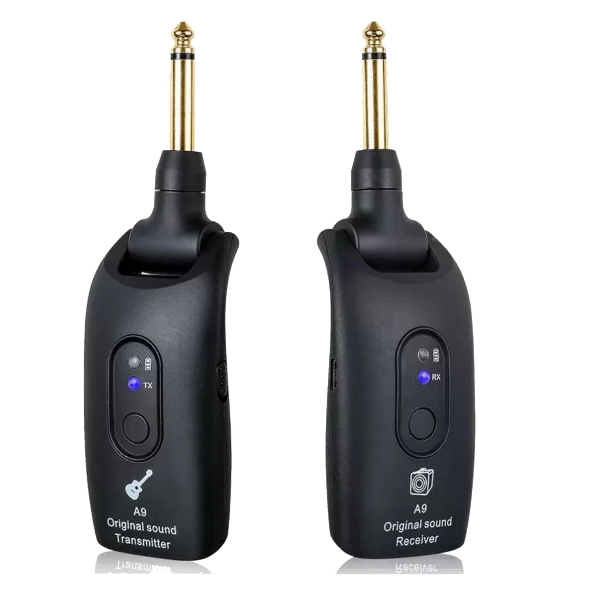 2.4GHz Wireless Guitar System Rechargeable Audio Wireless Transmitter Receiver for Electric Guitar Bass -Black
2.4GHz Wireless Guitar System Rechargeable Audio Wireless Transmitter Receiver for Electric Guitar Bass -Black