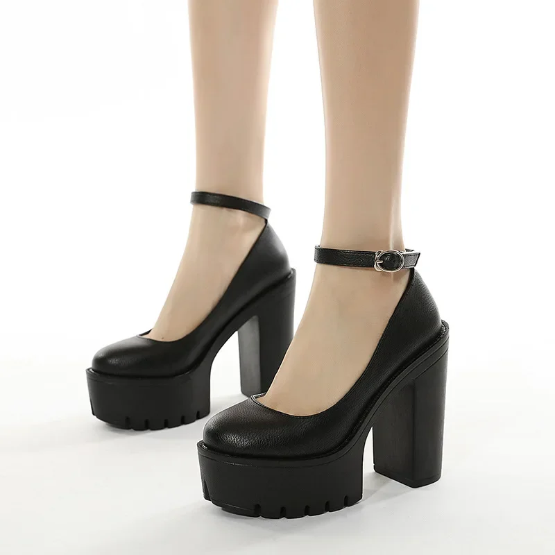 13cm new thick heel platform black white single shoes hate day superb high heel shallow mouth single shoes female women heels
13cm new thick heel platform black white single shoes hate day superb high heel shallow mouth single shoes female women heels