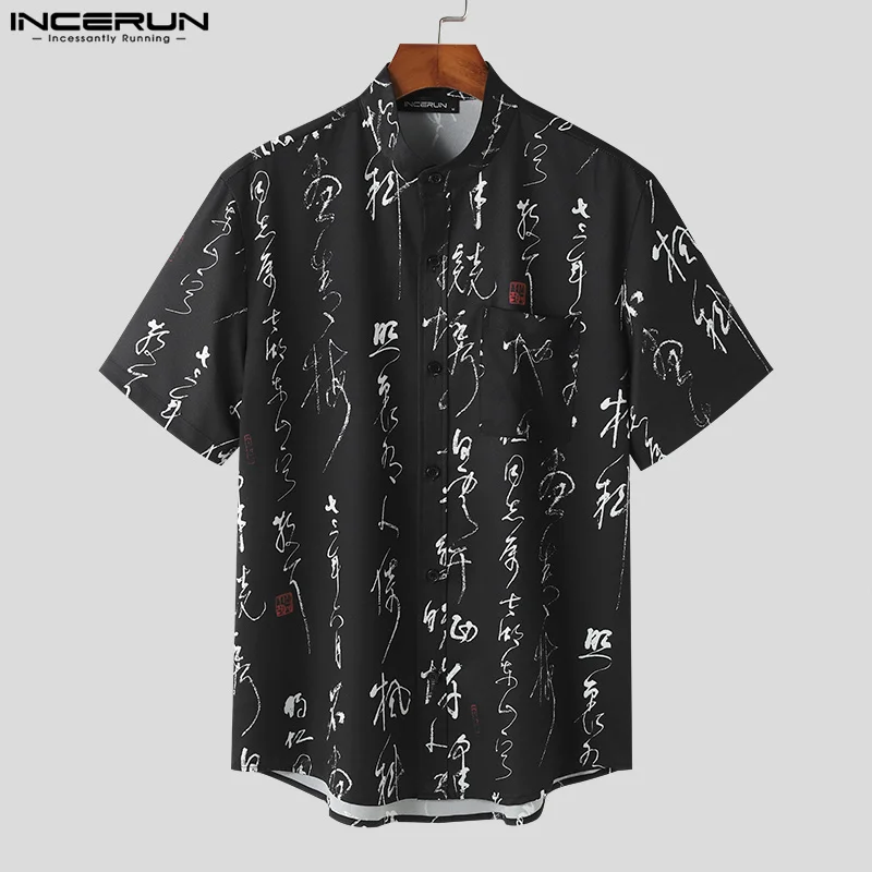 INCERUN Men Shirt Ethnic Style Printing Vintage Lapel Short Sleeve Men Clothing Streetwear 2024 Summer Casual Male Shirts S-5XL
INCERUN Men Shirt Ethnic Style Printing Vintage Lapel Short Sleeve Men Clothing Streetwear 2024 Summer Casual Male Shirts S-5XL