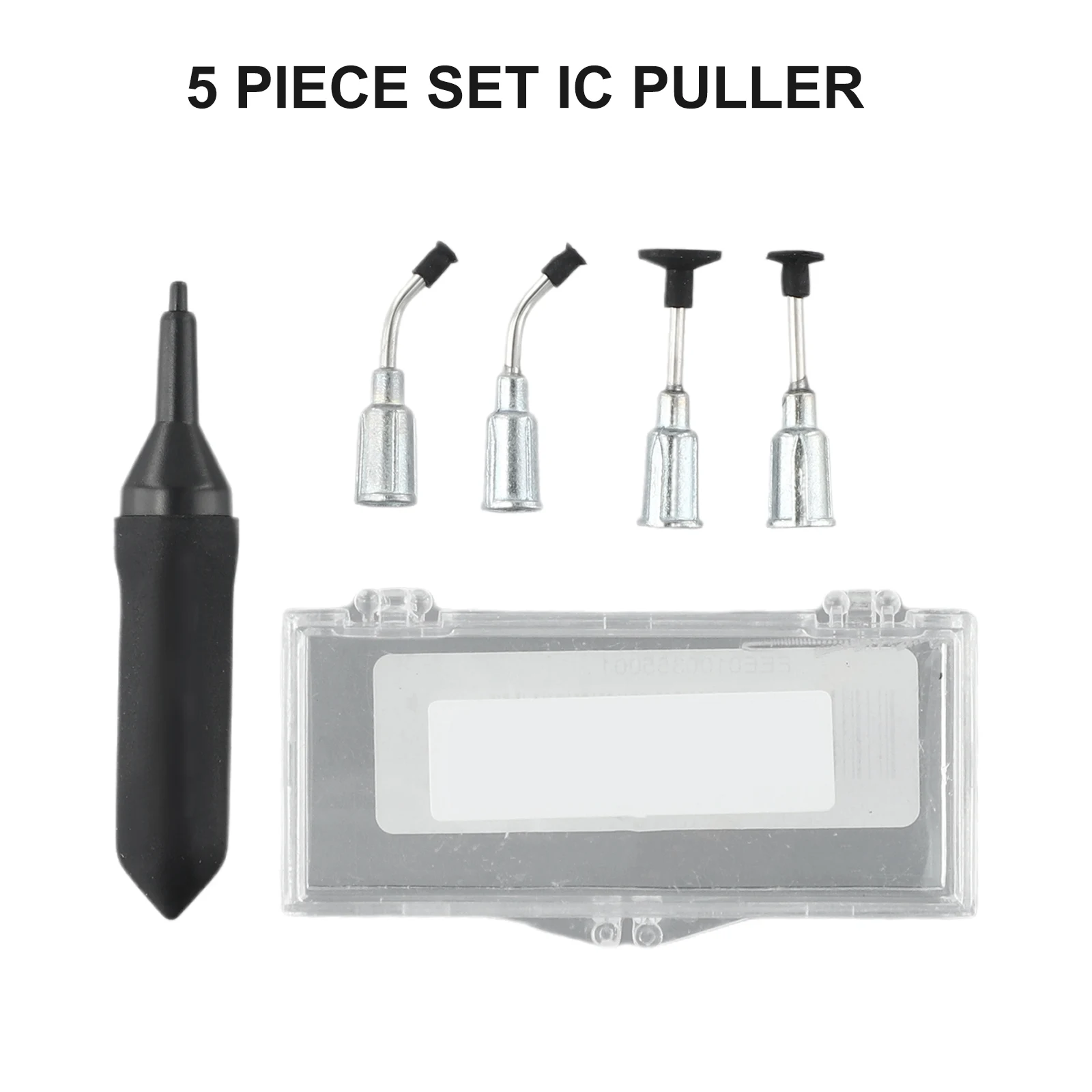3 Suction Cups Vacuum Pen Kit With 4 Suction Cups IC SMD Tweezers Desoldering Pen Picking Tool Rubber Pen Body
3 Suction Cups Vacuum Pen Kit With 4 Suction Cups IC SMD Tweezers Desoldering Pen Picking Tool Rubber Pen Body