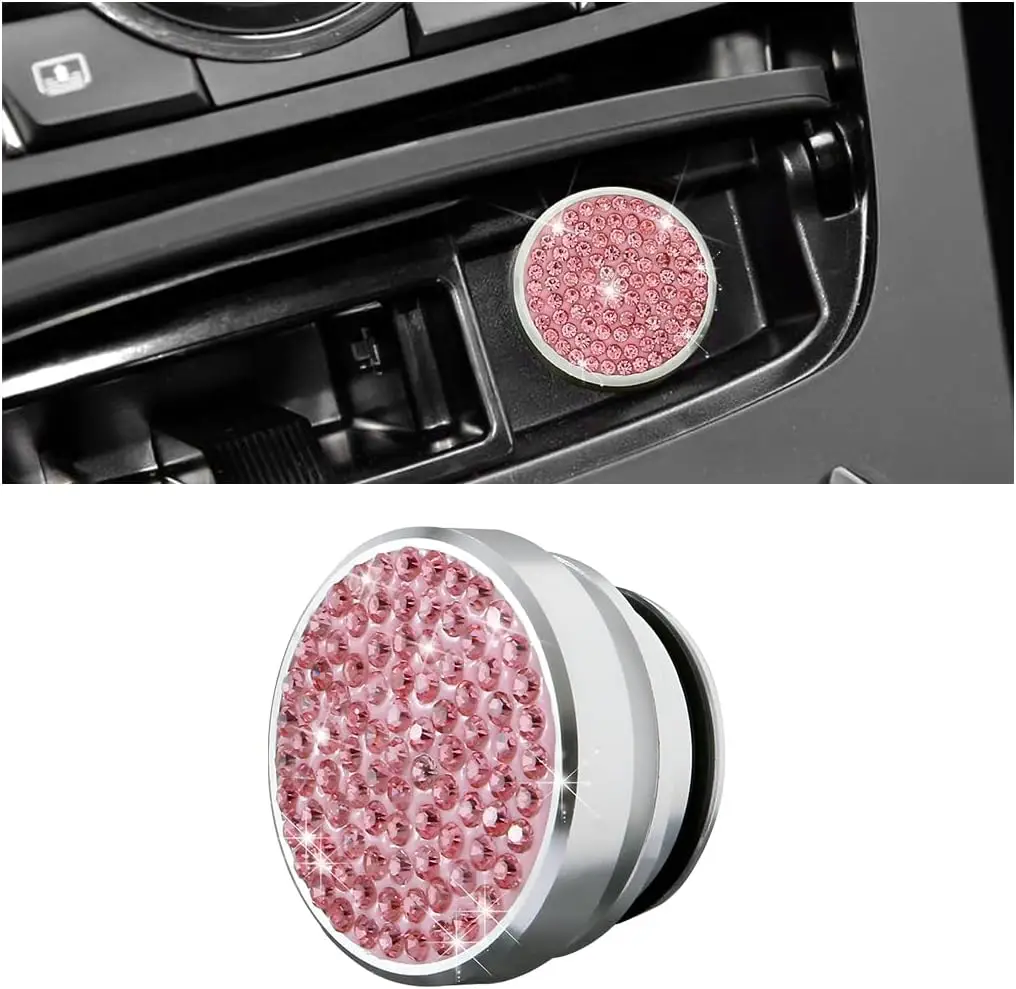 Крышка прикуривателя, блестящая Водонепроницаемая Пыленепроницаемая крышка автомобильного прикуривателя, Алмазный прикуриватель