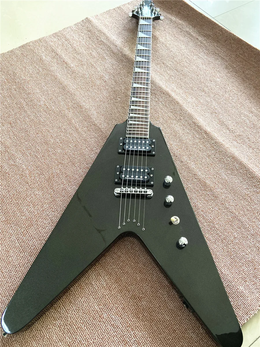 High quality custom Fork electric Guitar Chrome plated accessories Rose wood fingerboard metal black free shipping
High quality custom Fork electric Guitar Chrome plated accessories Rose wood fingerboard metal black free shipping