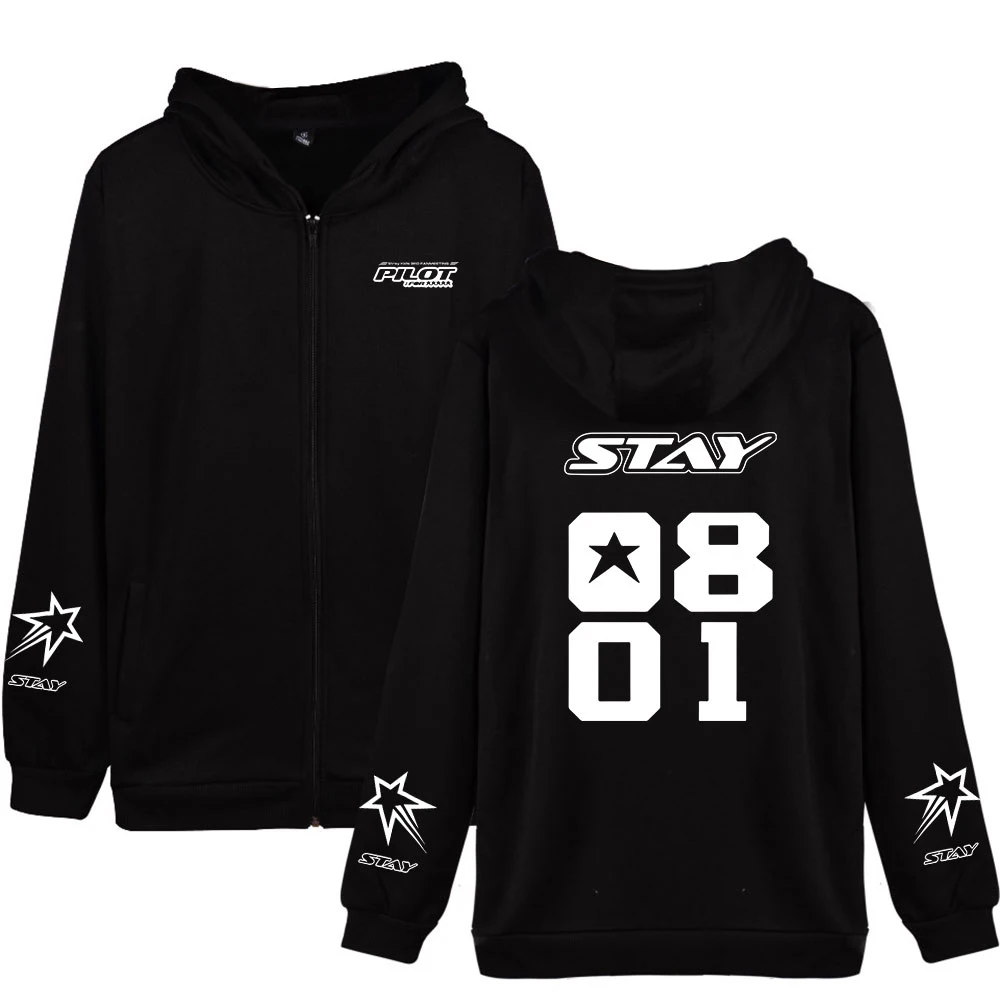 Детские толстовки с капюшоном Stray kids 3RD FM Pilot for 5 Star Tour, толстовки с капюшоном на молнии для STAY, пуловеры унисекс
Детские толстовки с капюшоном Stray kids 3RD FM Pilot for 5 Star Tour, толстовки с капюшоном на молнии для STAY, пуловеры унисекс
