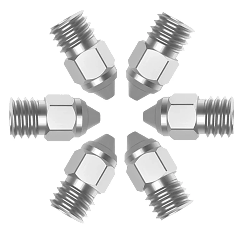 3D Printer Parts MK-HF Nozzle Accessory 0.25/0.4/0.6/0.8Mm 5PCS/Set For Ender-3 Series 3D Printer
3D Printer Parts MK-HF Nozzle Accessory 0.25/0.4/0.6/0.8Mm 5PCS/Set For Ender-3 Series 3D Printer