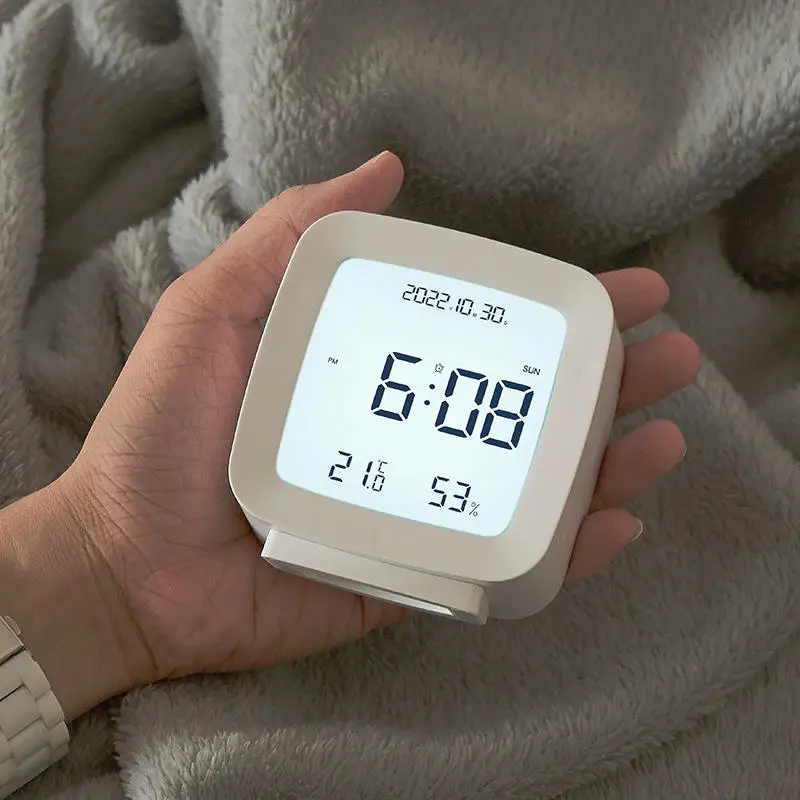Digital Alarm Clock with Backlight Temperature Humidity Calendar Week Backlight Desktop Led Electronic Clock 12/24h Led Clock
Digital Alarm Clock with Backlight Temperature Humidity Calendar Week Backlight Desktop Led Electronic Clock 12/24h Led Clock