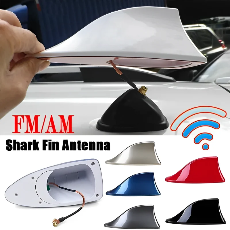 

Car Shark Fin Antenna Radio Aerials Automobile Roof Decoration Signal Aerial Car Styling Replacement Parts for BMW/Honda/Toyota