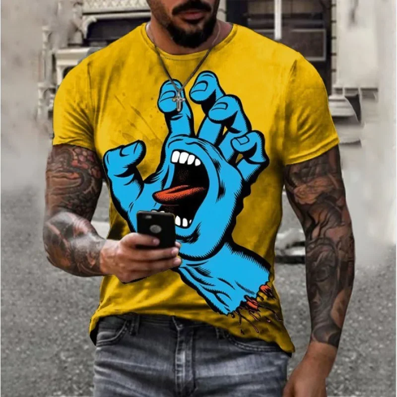 Harajuku New 2024 Hot 3D Digital Print Funny Hand Pattern Outdoor Fitness Sports Men's Short Sleeve T-shirt New Design Size
Harajuku New 2024 Hot 3D Digital Print Funny Hand Pattern Outdoor Fitness Sports Men's Short Sleeve T-shirt New Design Size