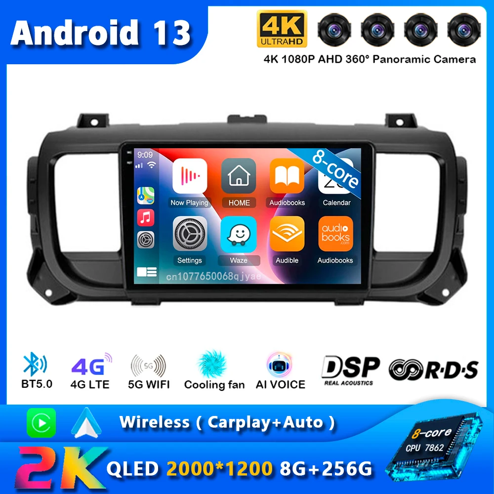 Android 13 Car Radio For Citroen Jumpy 3 SpaceTourer 1 Peugeot Expert III 3 2016-2021 Navigation GPS Multimedia Player stereo BT
Android 13 Car Radio For Citroen Jumpy 3 SpaceTourer 1 Peugeot Expert III 3 2016-2021 Navigation GPS Multimedia Player stereo BT