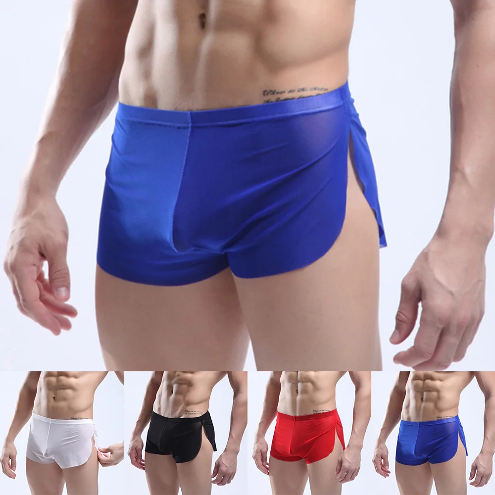 Boxers For Mens Sexy Wet Look Underwear Mesh U-Convex Pouch Boxers Shorts Side Split Trunks Underpants Ultra Thin Panties
Boxers For Mens Sexy Wet Look Underwear Mesh U-Convex Pouch Boxers Shorts Side Split Trunks Underpants Ultra Thin Panties