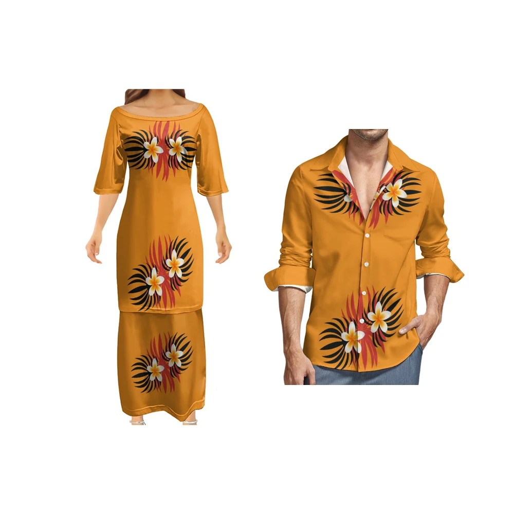 Couples Dress Samoan Puletasi Polynesian Custom Pattern Traditional Clothing Women Dresses New Design Dress Ptaha
Couples Dress Samoan Puletasi Polynesian Custom Pattern Traditional Clothing Women Dresses New Design Dress Ptaha