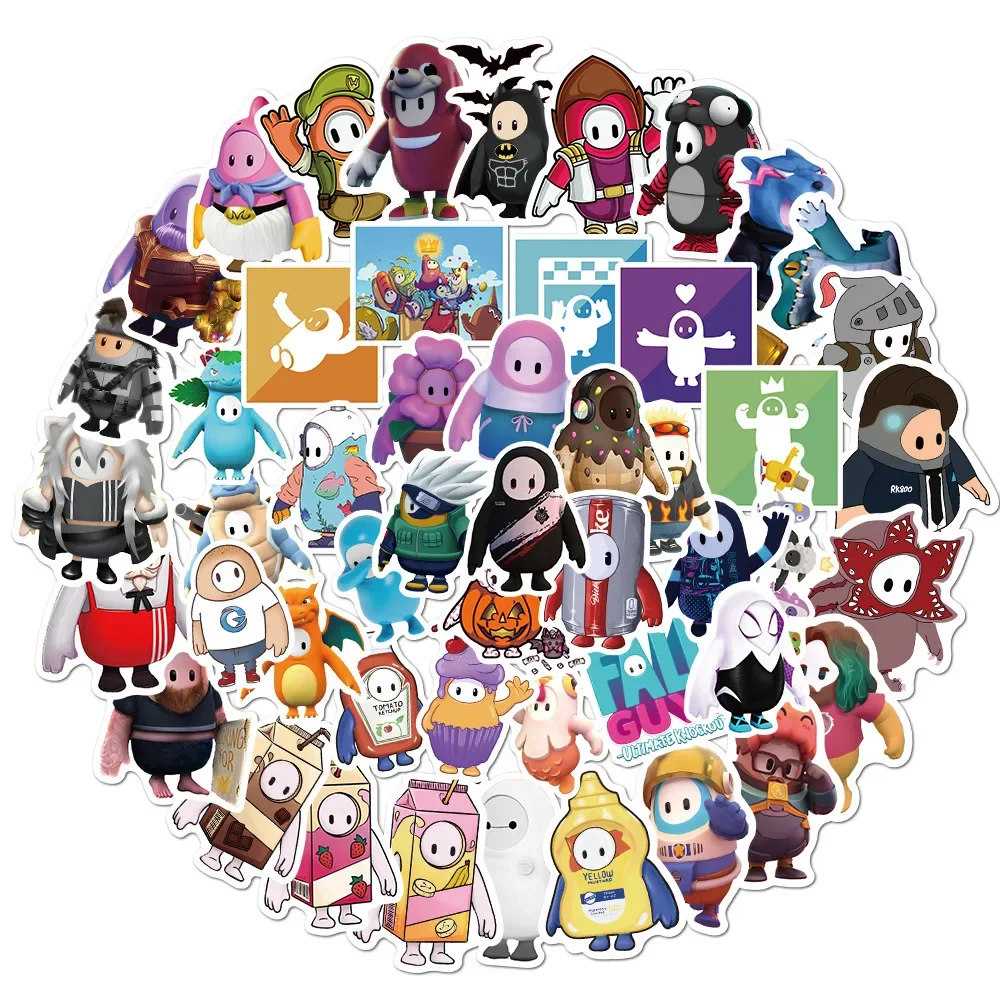 Cartoon Anime Game Fall Guys Stickers Car Laptop Luggage Phone Stationery Decal Waterproof Graffiti Sticker Toys Kids Gifts
Cartoon Anime Game Fall Guys Stickers Car Laptop Luggage Phone Stationery Decal Waterproof Graffiti Sticker Toys Kids Gifts
