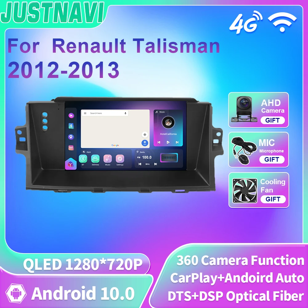 JUSTNAVI QLED For Renault Talisman 2012-2013 Android 10 Car Radio Player GPS Navigation 4G WIFI Carplay Auto DSP No 2 Din DVD
JUSTNAVI QLED For Renault Talisman 2012-2013 Android 10 Car Radio Player GPS Navigation 4G WIFI Carplay Auto DSP No 2 Din DVD