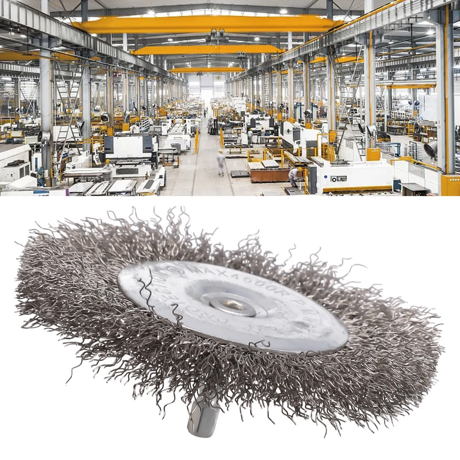 New Brushes Wire Wheel 0.3mm Carbon Steel Crimp Wire 4inch Removes Burrs Removes Dust Removes Paint Shank Diameter 6mm
New Brushes Wire Wheel 0.3mm Carbon Steel Crimp Wire 4inch Removes Burrs Removes Dust Removes Paint Shank Diameter 6mm
