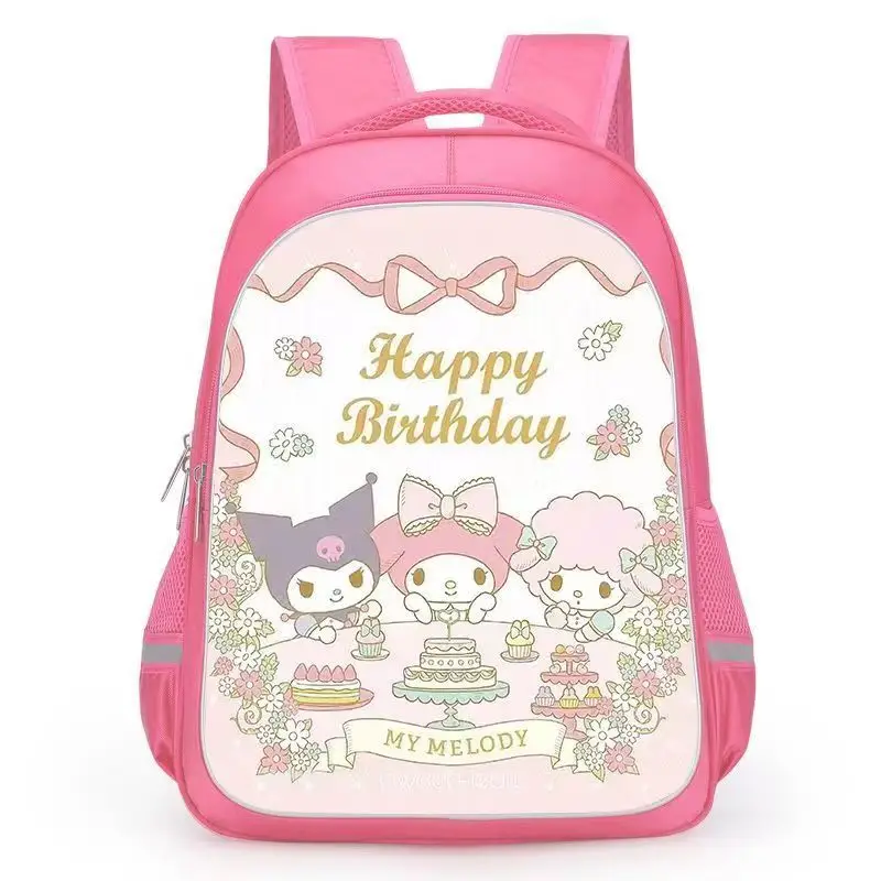 Kuromi Anime Kawaii Sanrio Student Backpack Cute Cartoon My Melody Lightweight Large Capacity Schoolbag Lovely Gifts for Kids
Kuromi Anime Kawaii Sanrio Student Backpack Cute Cartoon My Melody Lightweight Large Capacity Schoolbag Lovely Gifts for Kids