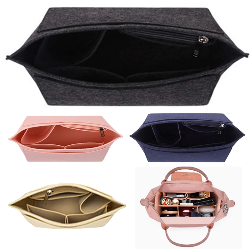 Storage Cosmetic Support Bag Bag Insert Multi-Pocket Bag Purse Storage Liner Bags Make Handbag Felt Portable Travel Up
Storage Cosmetic Support Bag Bag Insert Multi-Pocket Bag Purse Storage Liner Bags Make Handbag Felt Portable Travel Up