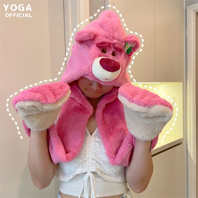Disney Toy Story Strawberry Bear Lotso Hat Scarf Gloves All-in-one Three-Purpose Cartoon Warm Children's Gift
Disney Toy Story Strawberry Bear Lotso Hat Scarf Gloves All-in-one Three-Purpose Cartoon Warm Children's Gift