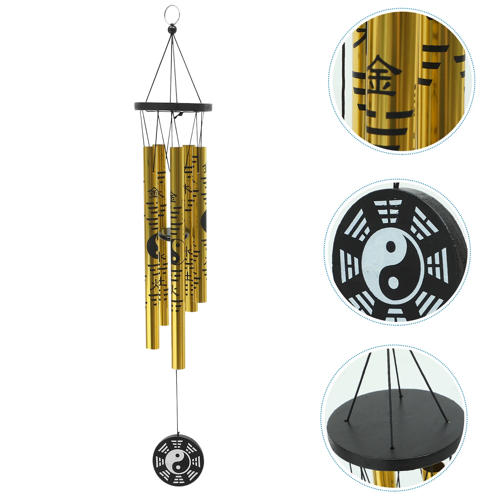 Bagua Wind Chime Pendant Homedecor Chimes Indoor Medium Entryway for outside Aluminum Alloy Chinese
Bagua Wind Chime Pendant Homedecor Chimes Indoor Medium Entryway for outside Aluminum Alloy Chinese