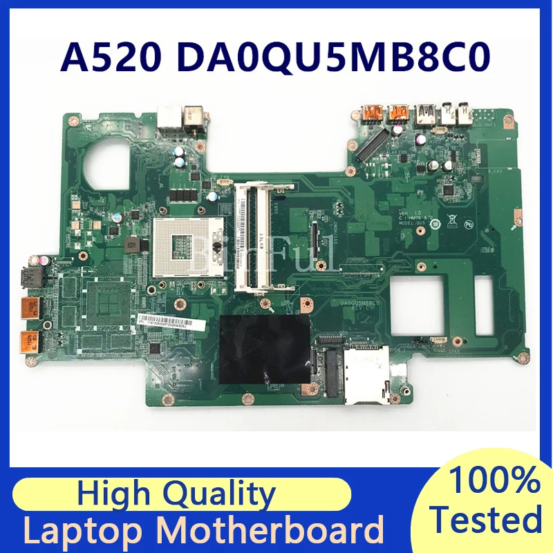Mainboard DA0QU5MB8C0 For Lenovo A520 Laptop Motherboard SLJ8E 100% Full Tested Working Well
Mainboard DA0QU5MB8C0 For Lenovo A520 Laptop Motherboard SLJ8E 100% Full Tested Working Well