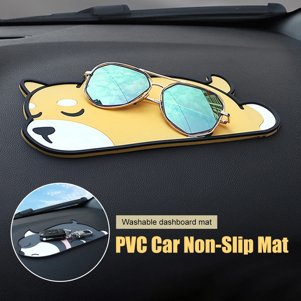 Car Anti-Skid Mat Cartoon Dashboard Non-Slip Phone Pad PVC Mat Heat-Resistant Washable Anti-skid Pad for Phone Key Card Holder
Car Anti-Skid Mat Cartoon Dashboard Non-Slip Phone Pad PVC Mat Heat-Resistant Washable Anti-skid Pad for Phone Key Card Holder