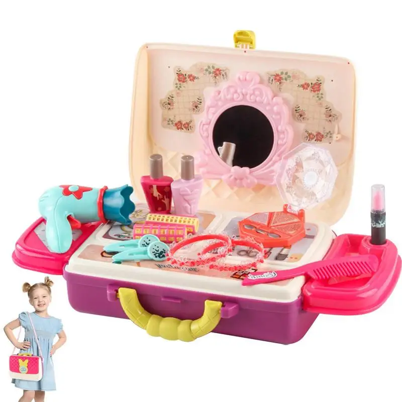 

Toddler Makeup Kit Play Makeup For Little Girls Educational Toys For Birthday Christmas Gift Toy Makeup Set For Toddlers Little