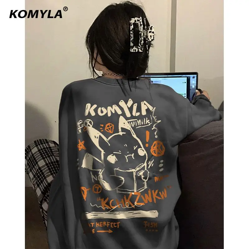 Anime Cartoon Pokemon Pikachu Women's Autumn Winter New Sweatshirt Winter Velvet Thickened Top Loose and Versatile Couple Wear
Anime Cartoon Pokemon Pikachu Women's Autumn Winter New Sweatshirt Winter Velvet Thickened Top Loose and Versatile Couple Wear