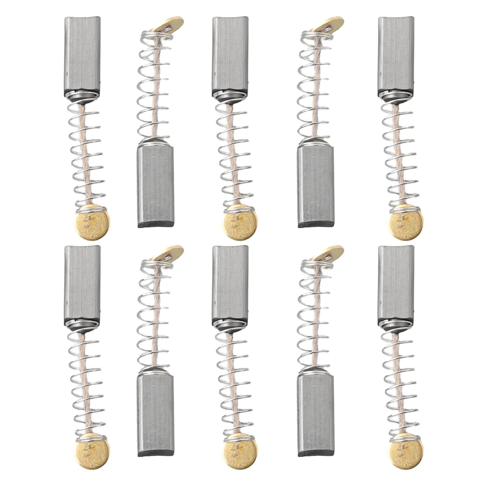 10Pcs Carbon Brushes Replacement Fit For Electric Motors Repair 10mm*5mm*5mm Brush Electric Drill Fittings Electric Tool Parts
10Pcs Carbon Brushes Replacement Fit For Electric Motors Repair 10mm*5mm*5mm Brush Electric Drill Fittings Electric Tool Parts