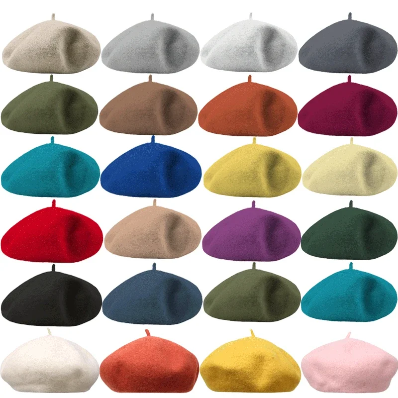 Women Wool Berets French Artist Style Warm Winter Beanie Hat Retro Plain Beret Solid Color Elegant Lady All Matched Autumn Caps
Women Wool Berets French Artist Style Warm Winter Beanie Hat Retro Plain Beret Solid Color Elegant Lady All Matched Autumn Caps