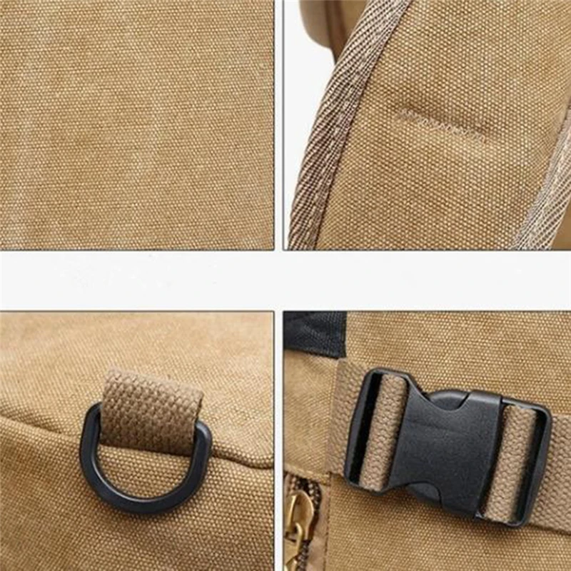 Travel Rucksack Multifunctional Travel Bucket Backpack Men Rugzak 4 Colors Canvas College Student School Backpack 2024 Travel Rucksack Multifunctional Travel Bucket Backpack Men Rugzak 4 Colors Canvas College Student School Backpack 2024