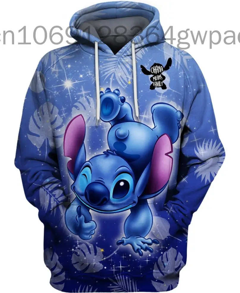 

Cartoon Stitch 3D Print Hoodie Men's Womens Casual Sports Pullover Hoodie Disney Hoodie Fashion Oversized Streetwear Sweatshirt