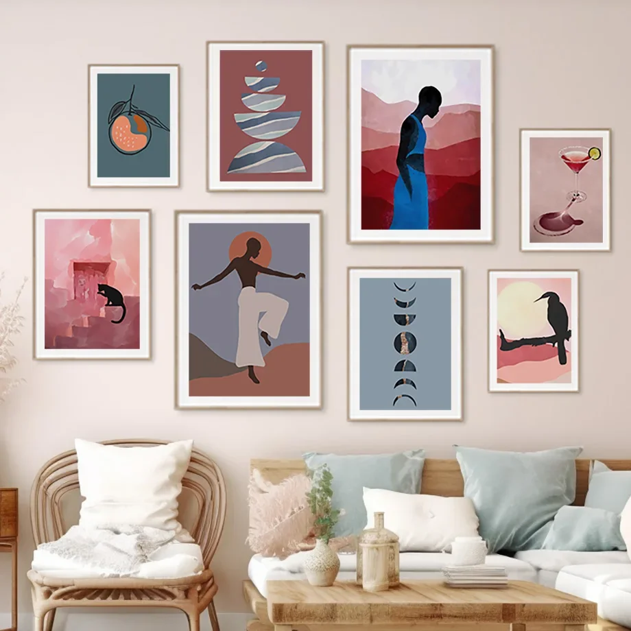 Black Woman Cocktail Fruit Cat Bird Geometry Abstract Wall Art Canvas Painting Posters And Prints Pictures For Living Room Decor
Black Woman Cocktail Fruit Cat Bird Geometry Abstract Wall Art Canvas Painting Posters And Prints Pictures For Living Room Decor