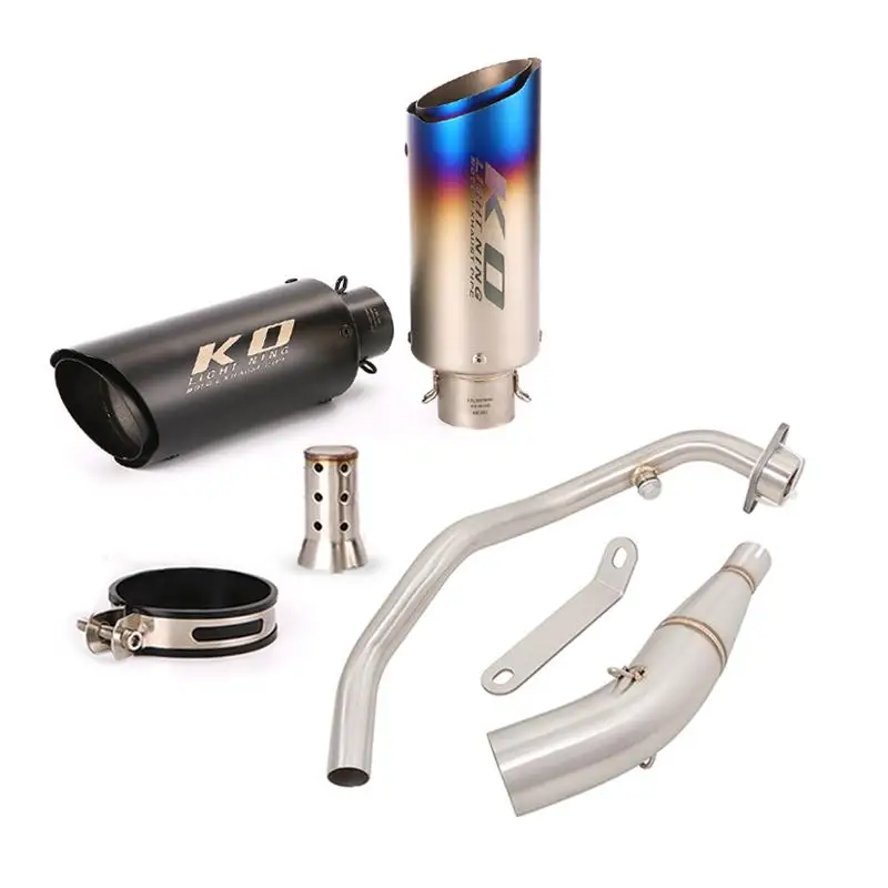 

Exhaust System For Honda CB150R 17-22 Motorcycles Exhaust Pipe Muffler Escape Front Header Link Pipe Slip On Removable DB Killer