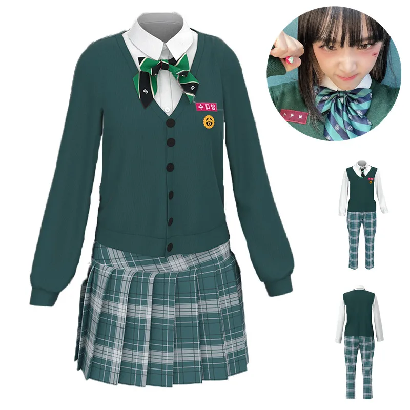 Movie & Tv All of Us Are Dead Cosplay Costumes JK High School Uniform Sweater Couple Outfit Halloween Wome Men Coat Shirt Skirt
Movie & Tv All of Us Are Dead Cosplay Costumes JK High School Uniform Sweater Couple Outfit Halloween Wome Men Coat Shirt Skirt