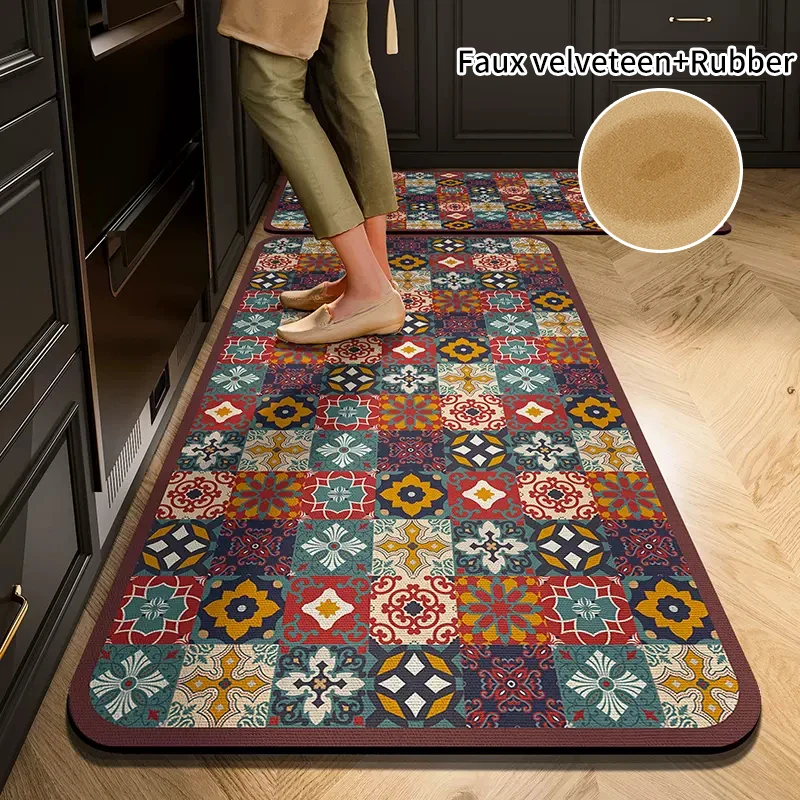 Kitchen Non-slip Carpets Anti Oil Stain Floor Mats Diatomaceous Mud Absorbent Mat Long Area Floor Mat Entrance Door Home Decor
Kitchen Non-slip Carpets Anti Oil Stain Floor Mats Diatomaceous Mud Absorbent Mat Long Area Floor Mat Entrance Door Home Decor