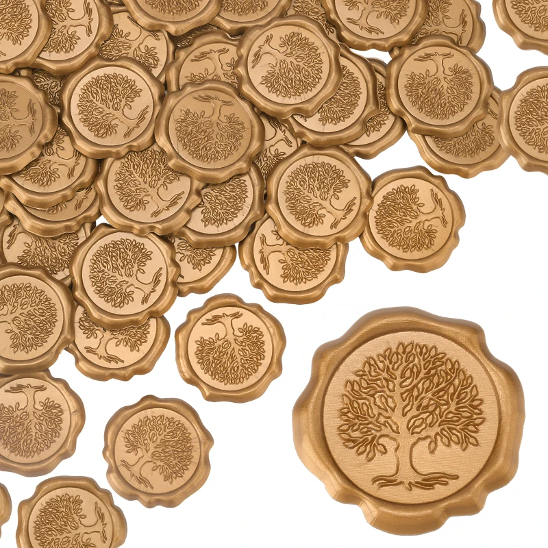 60Pcs Adhesive Wax Seal Stickers Envelope Seal Decoration for Craft Scrapbook DIY Gift Tree Pattern 30mm
60Pcs Adhesive Wax Seal Stickers Envelope Seal Decoration for Craft Scrapbook DIY Gift Tree Pattern 30mm