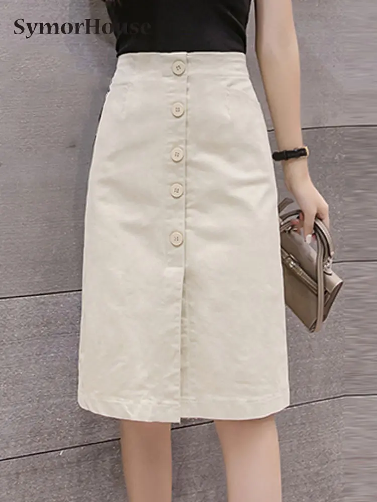 Summer Autumn Elegant Skirts Women Hot Slae High Waist Office Lady Simple Single-Breasted All-match Split Wrap -Hips Skirt
Summer Autumn Elegant Skirts Women Hot Slae High Waist Office Lady Simple Single-Breasted All-match Split Wrap -Hips Skirt