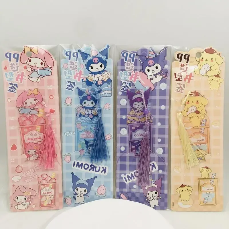 32pcs Iigen Cartoon Bookmark Cinnamoroll Kuromi Melody Pompompurin Transparent Frosted Pp Tassel Bookmark Stationery Wholesale
32pcs Iigen Cartoon Bookmark Cinnamoroll Kuromi Melody Pompompurin Transparent Frosted Pp Tassel Bookmark Stationery Wholesale