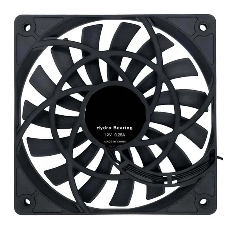 

Mute 120mm 12cm PWM Cooling Fan Slim 12mm,New 120X120X12mm DC 12V 0.25A 1400RPM Computer PC Case Chassis Cooler Quiet