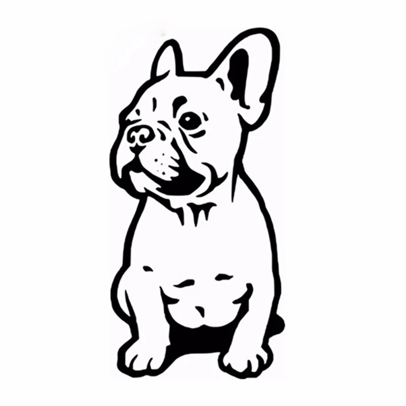 French Bulldog car sticker, suitable for notebook computers, suitcases, trucks, motorcycle accessories PVC decals, 14cm*7cm
French Bulldog car sticker, suitable for notebook computers, suitcases, trucks, motorcycle accessories PVC decals, 14cm*7cm