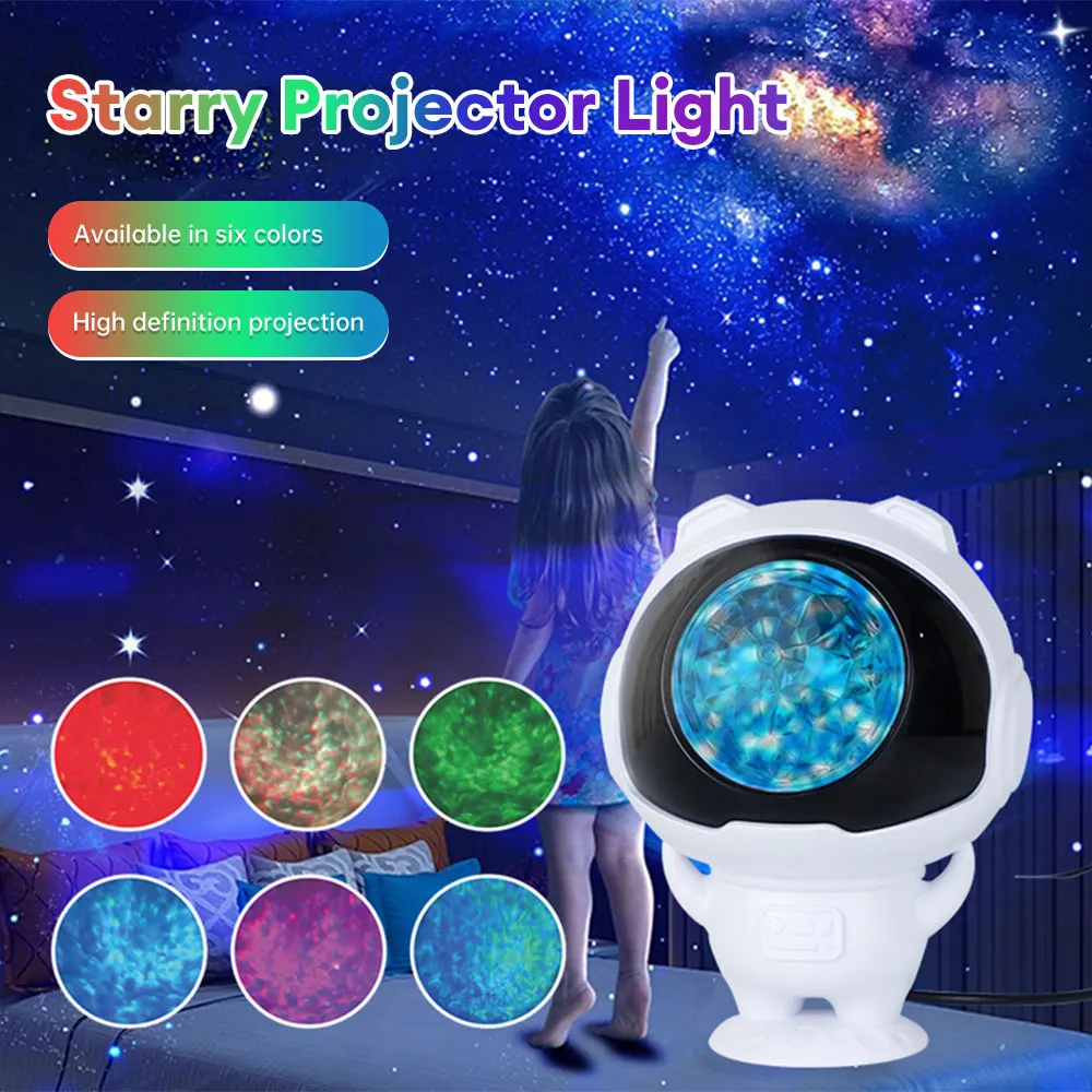 USB Ocean Wave Projector Lamp 7 Colors Dynamic Astronaut Projection Lamp Bedroom Decoration Atmosphere Light for Kids Gift
USB Ocean Wave Projector Lamp 7 Colors Dynamic Astronaut Projection Lamp Bedroom Decoration Atmosphere Light for Kids Gift