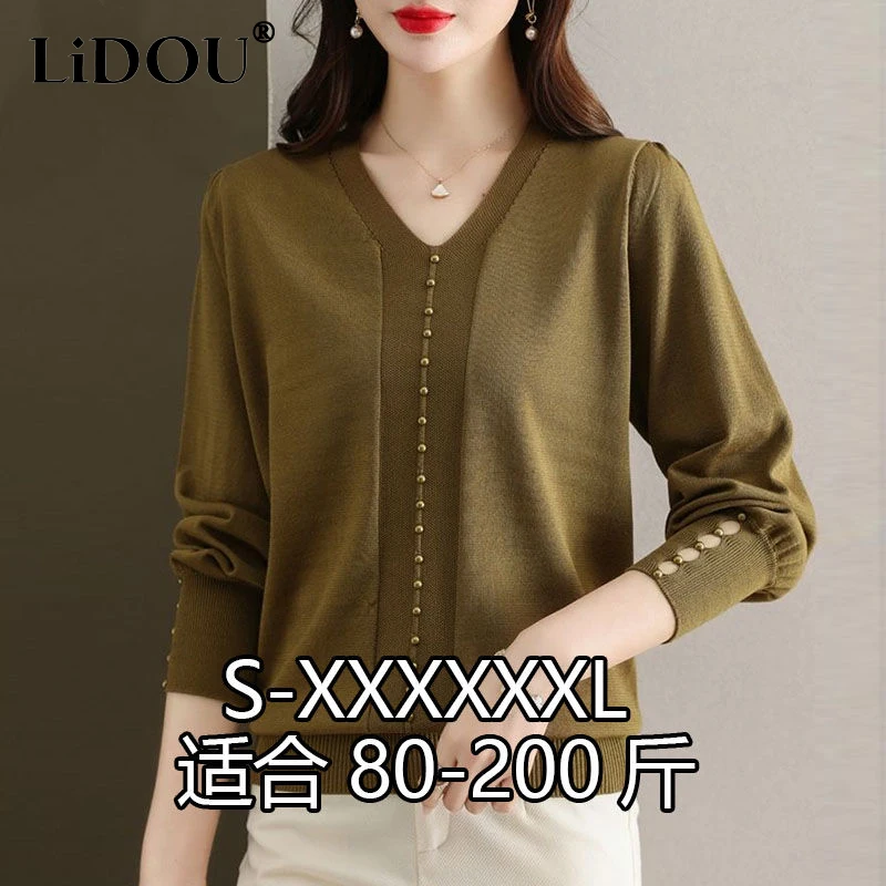 2023 Spring Autumn New Solid Color Fashion Round Neck Sweater Women High Street Long Sleeve Hollow Embroidered Flares Pullovers
2023 Spring Autumn New Solid Color Fashion Round Neck Sweater Women High Street Long Sleeve Hollow Embroidered Flares Pullovers
