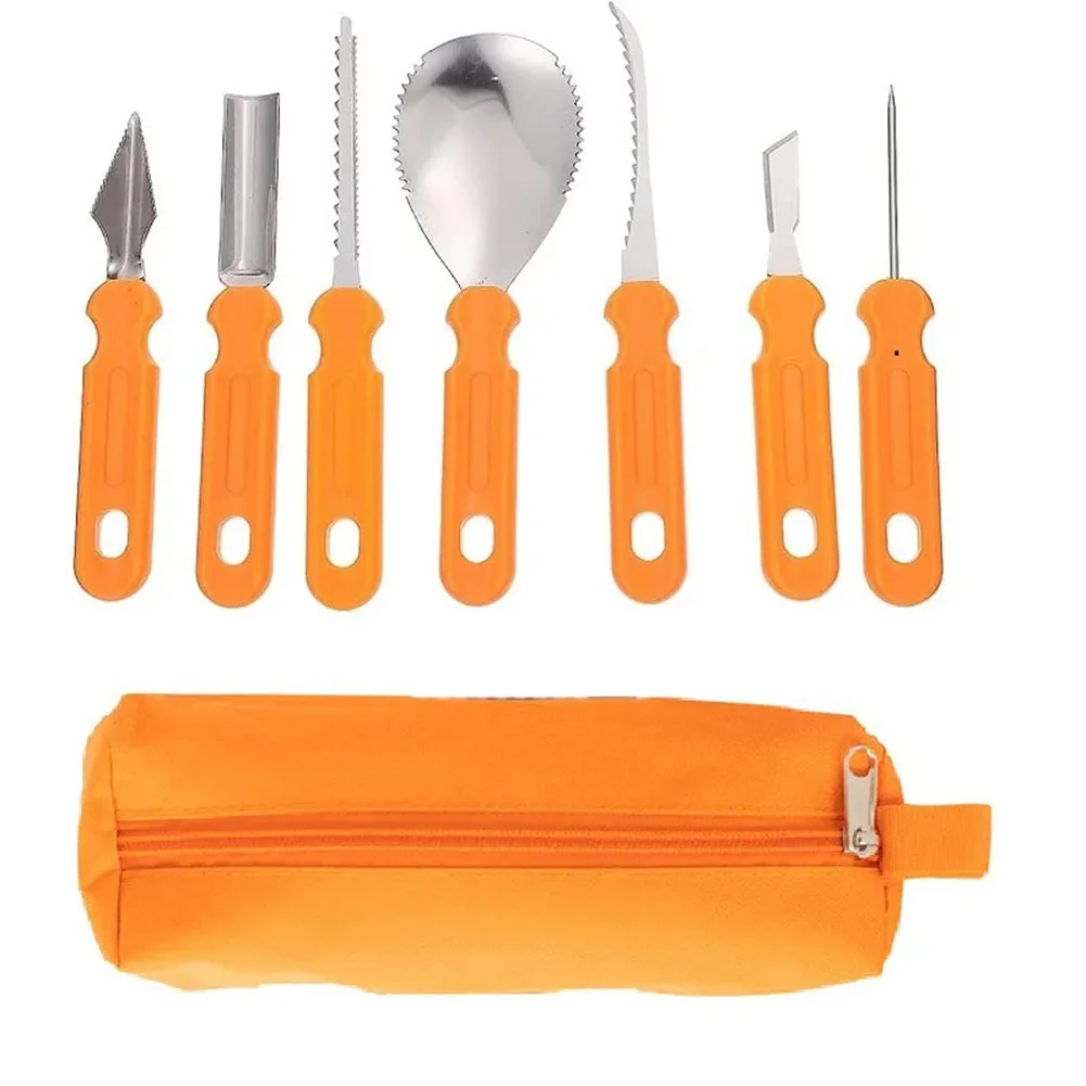 Designs Pumpkin Carving Engraving Tools Easy To Use Feature Is Orange Multipurpose Piece Hand Carving Tool Set
Designs Pumpkin Carving Engraving Tools Easy To Use Feature Is Orange Multipurpose Piece Hand Carving Tool Set
