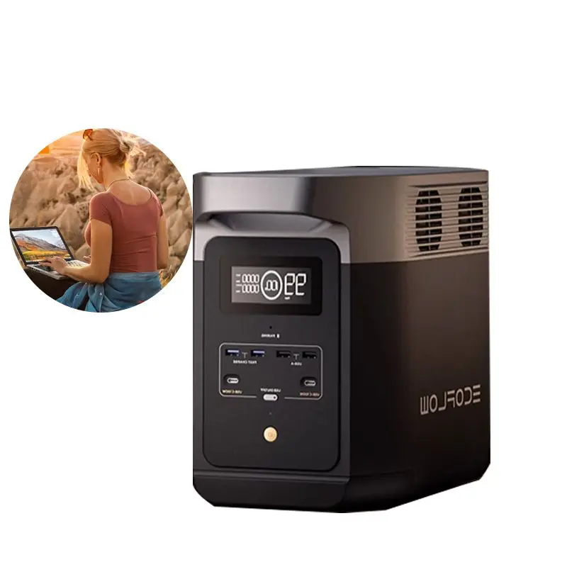 Ecoflow Delta Power Station 2 1024Wh Eco Power Bank, солнечная панель, литий-железо-фосфатная батарея, чистая Синусоидальная волна 1800 Вт
Ecoflow Delta Power Station 2 1024Wh Eco Power Bank, солнечная панель, литий-железо-фосфатная батарея, чистая Синусоидальная волна 1800 Вт