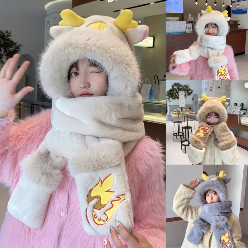 Adults Hat Gloves Scarf 3in1 Set Teens Plush Hat Suit Winter Warm Boys Girls Christmas Antler Hat for Outdoor
Adults Hat Gloves Scarf 3in1 Set Teens Plush Hat Suit Winter Warm Boys Girls Christmas Antler Hat for Outdoor