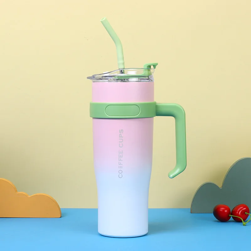 Car-Mounted Dormitory EssentialSam Straw Water Cup Stainless Steel Thermos Cup Large Capacity New Flat Cup Cup with Lid
Car-Mounted Dormitory EssentialSam Straw Water Cup Stainless Steel Thermos Cup Large Capacity New Flat Cup Cup with Lid