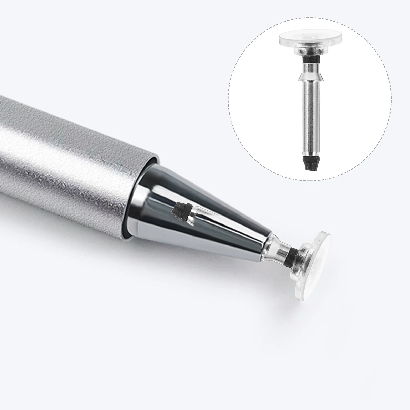 10 Pcs Disc Pen Tip Capacitive Suction Cup Conductive Fiber Cloth (nano Silver Wire Tip) Tips Stylus Replacement Screen Only
10 Pcs Disc Pen Tip Capacitive Suction Cup Conductive Fiber Cloth (nano Silver Wire Tip) Tips Stylus Replacement Screen Only