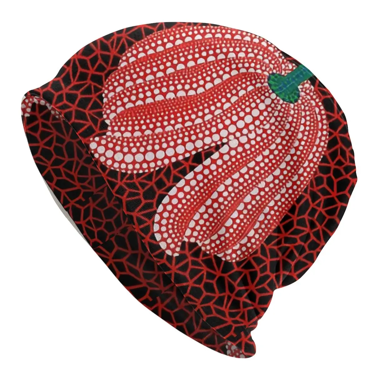 

Vintage Yayoi Kusama Pumpkin Beanies Caps Men Women Unisex Hip Hop Winter Warm Knit Hat Adult Abstract Art Bonnet Hats